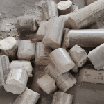 Briquettes before crushing Briquettes Before Crushing