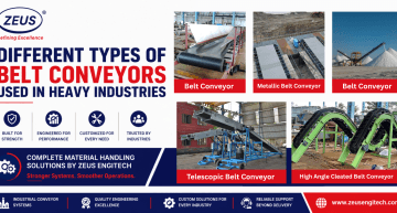 Different Types of Belt Conveyors Used in Heavy Industries