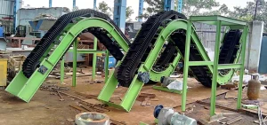 High Angle Cleated Belt Conveyor (Steep Angle Conveyor) 