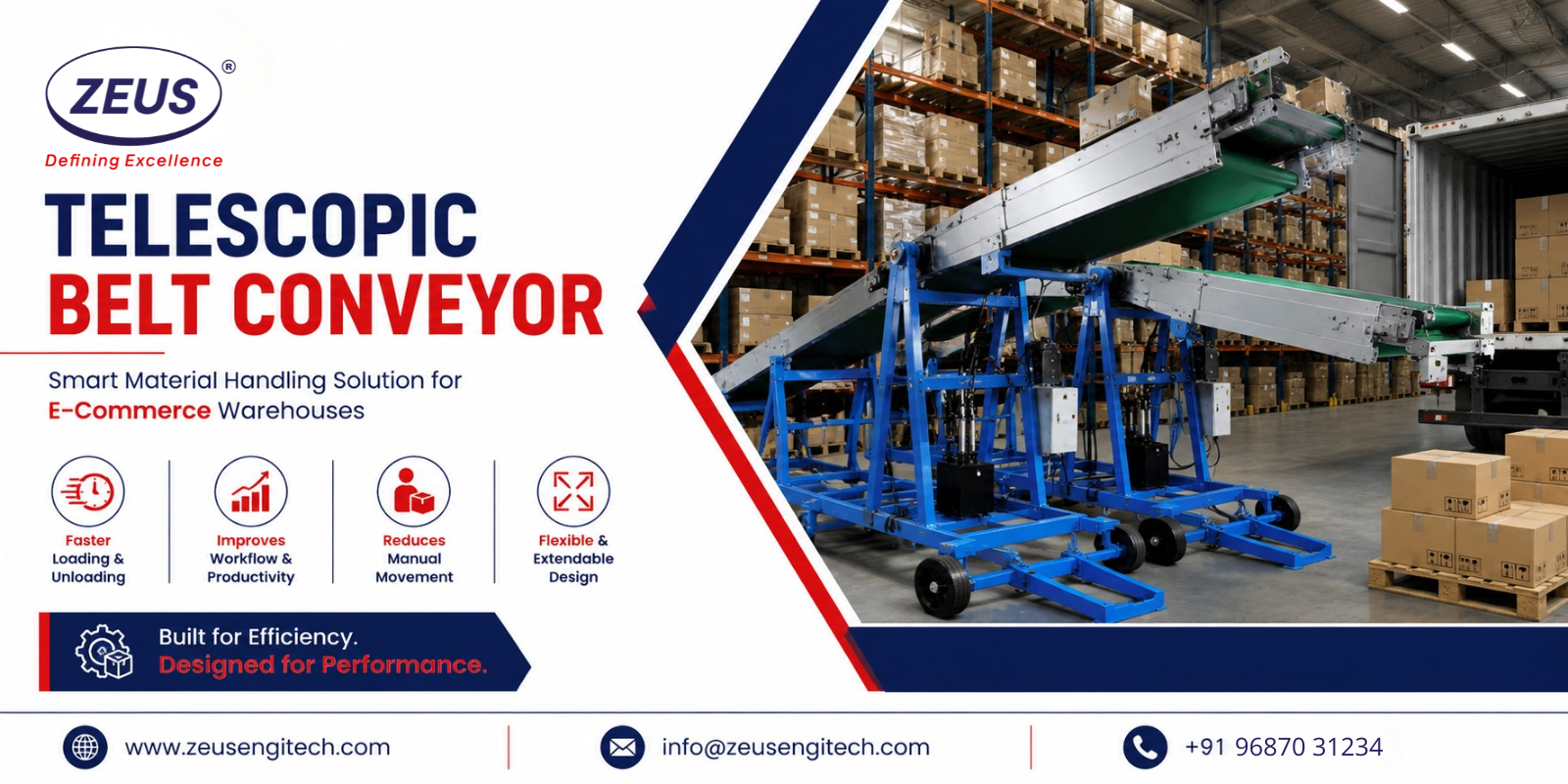 telescopic belt conveyor manufacturer