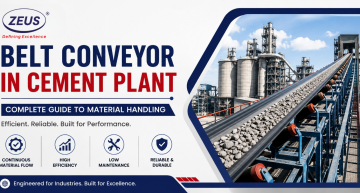 Belt Conveyor in Cement Plant for Bulk Material Handling